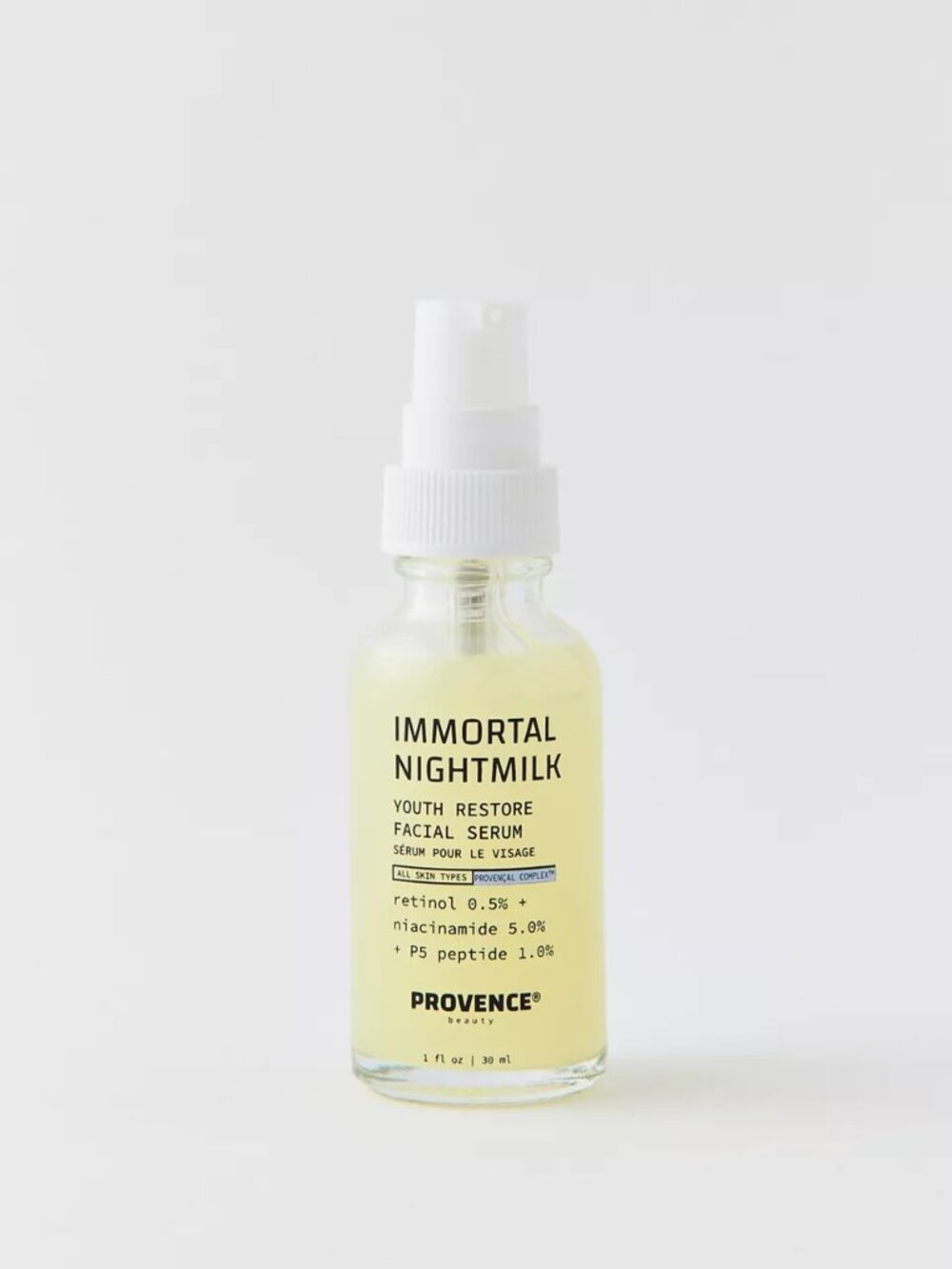 Provence Beauty Immortal Nightmilk Youth Restoring Facial Serum 1 oz